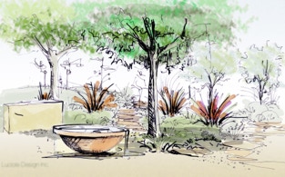 garden concept sketch